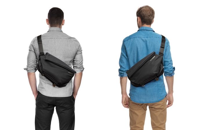 man bag for right-handers and left-handers. Radiant R1 NIID
