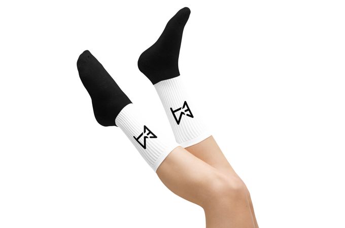 Socks with Ema logo